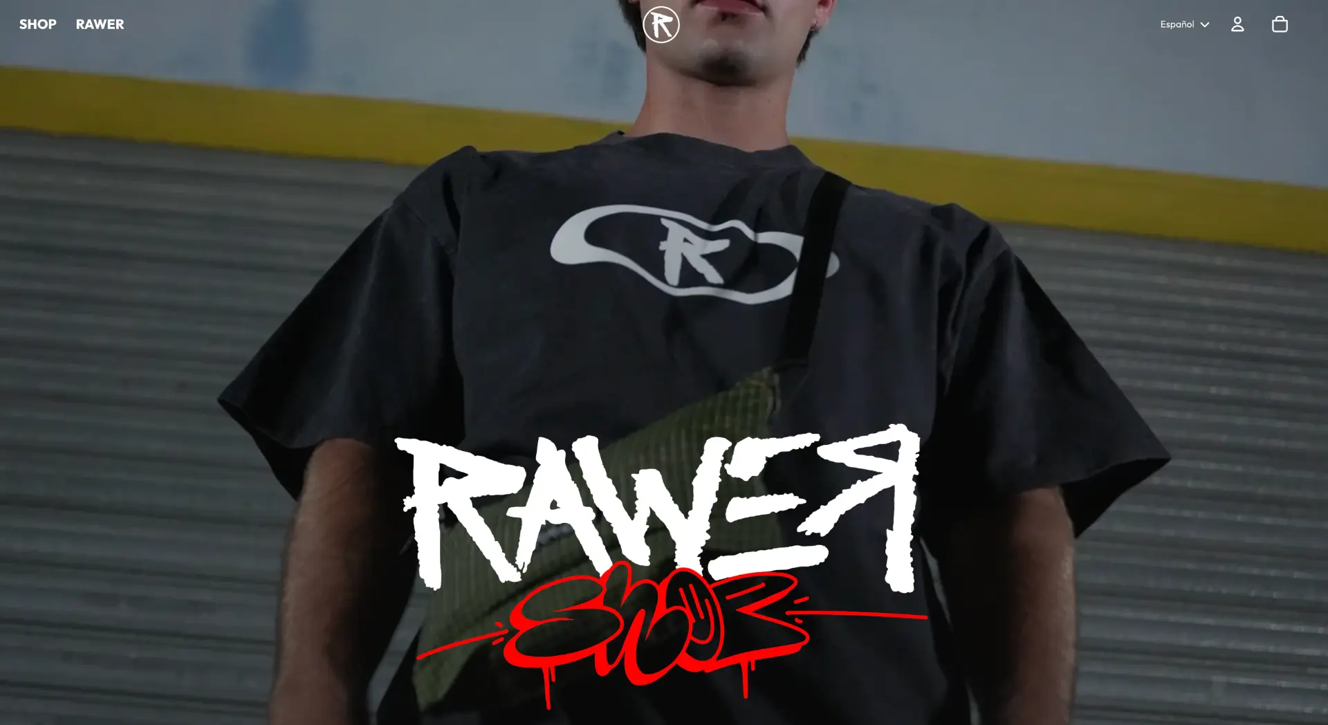 Captura de la web de Rawer (rawershop.com)